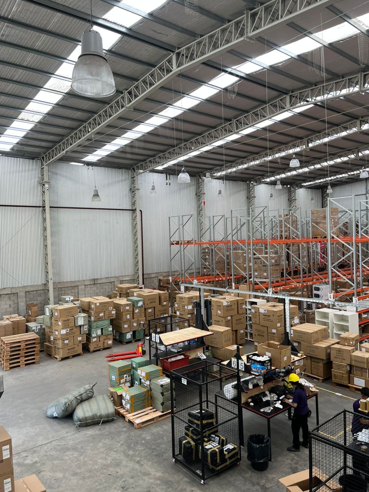 Warehouse background